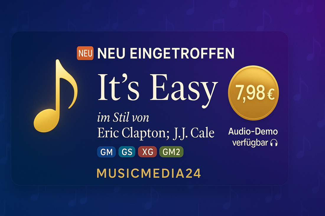 It`s easy - Eric Clapton midi file Karaoke