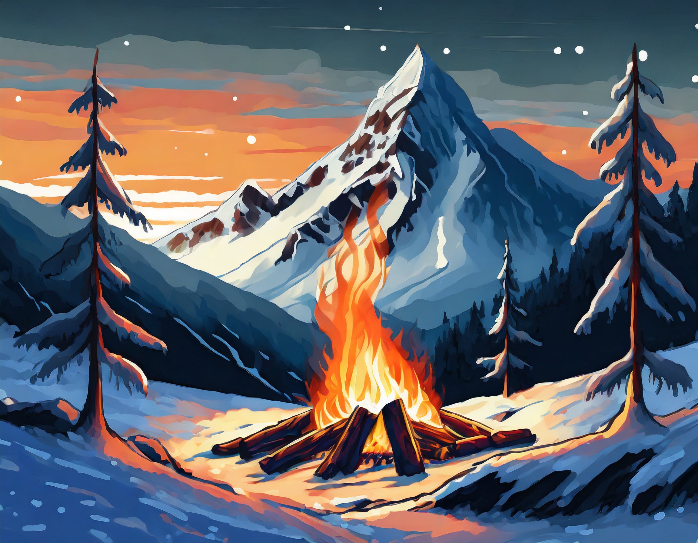 Aktueller Neuzugang: ❄Abenteuer Lagerfeuer❄ im Stil von Tanja Lasch