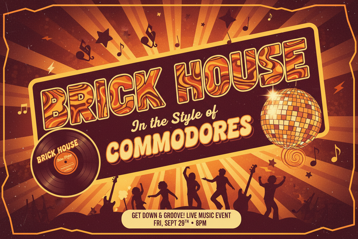 "Brick House" in the style of Commodores is now available as a premium MIDI file!