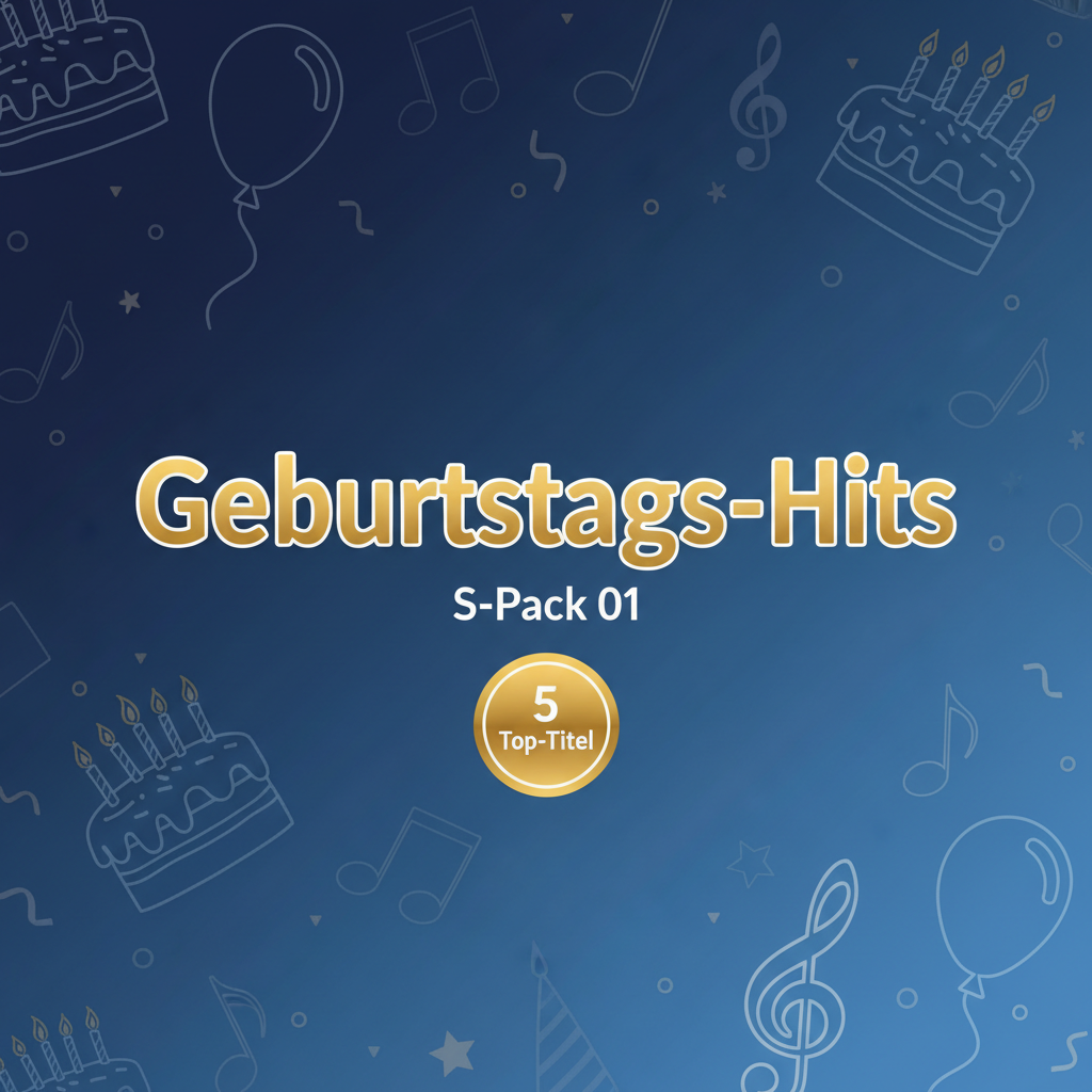 Geburtstags-Hits Bundle Cover quadratisch